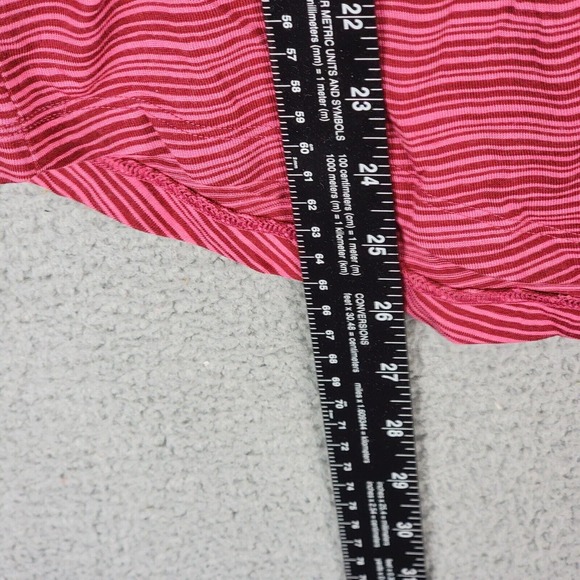 Athleta Womens Tee Cloudlight Stratus Striped Long Sleeve Athletic Size M - Picture 3 of 8